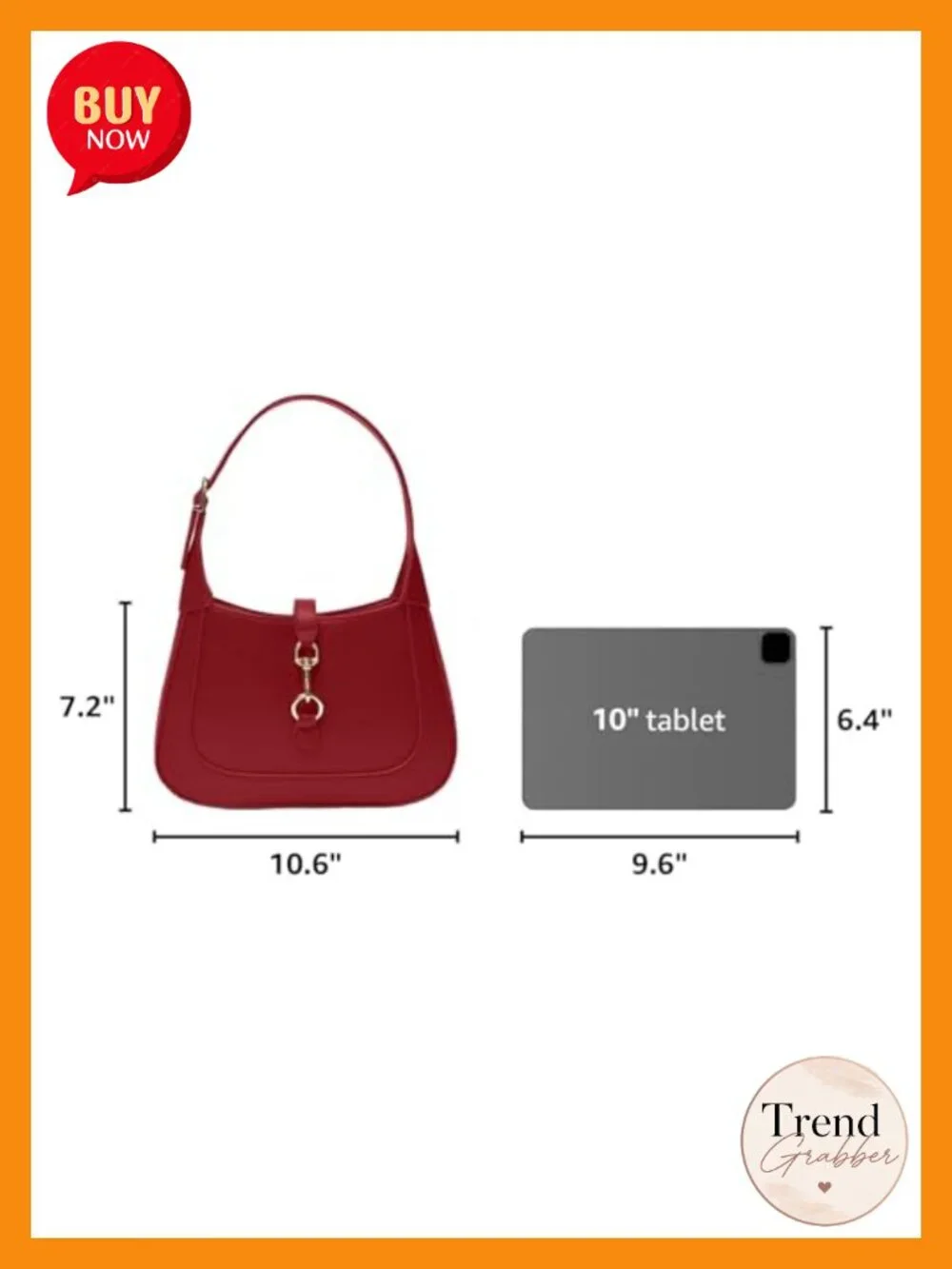 Vegan Leather Small Hobo Shoulder Bag with Detachable Strap Adjustable Crossbody